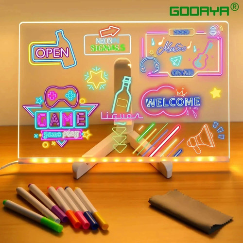 Led note board with - note, night