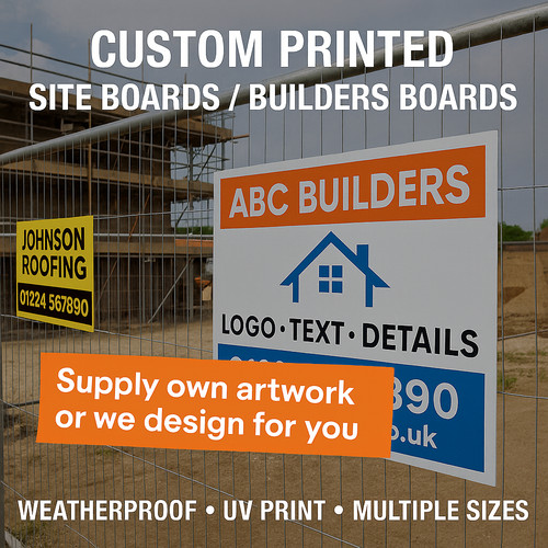 Custom site boards builders - site,