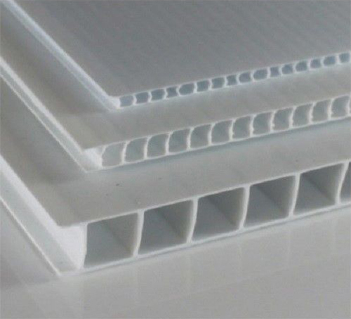 White corrugated fluted board - white,