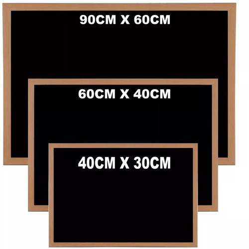 Large black board - large, wooden