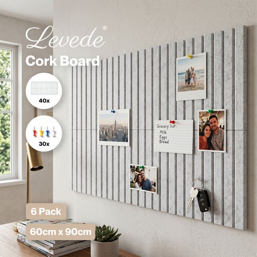 Levede felt notice - board, 6