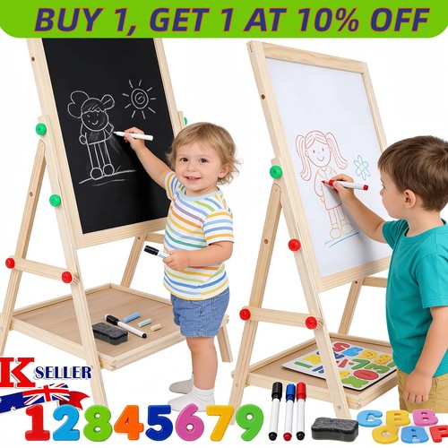 Kids wooden whiteboard - in,