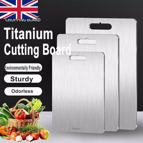 Titanium cutting board - cutting,