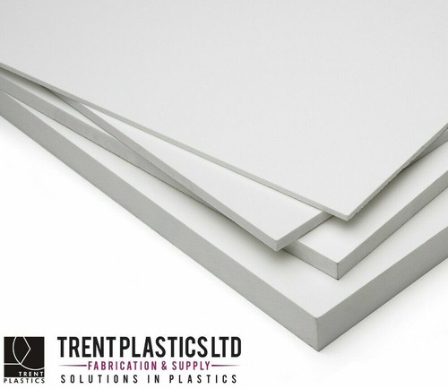 White matt pvc foam - white,