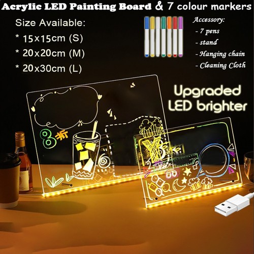 Led note board with - led, night