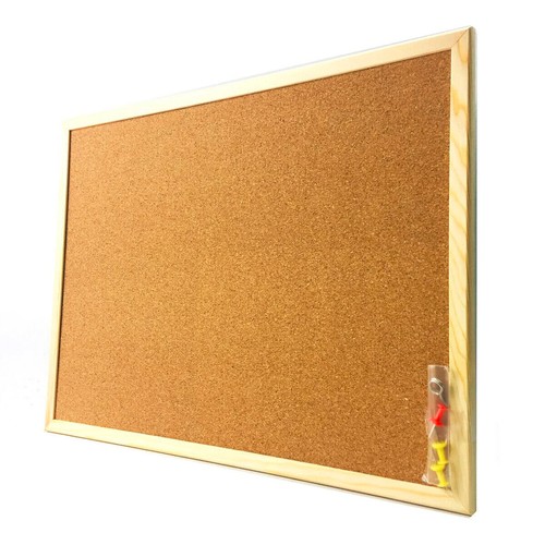 Natural cork pin - natural, notice