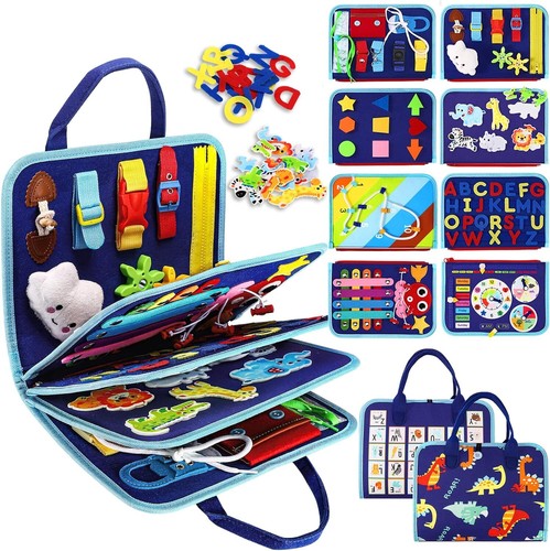 Montessori busy board sensory - montessori,