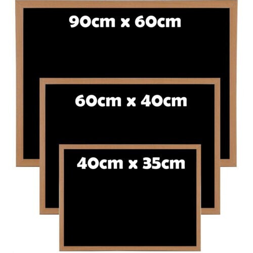 Blackboard wooden framed - framed, chalk