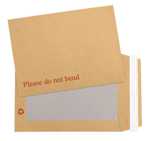 Board backed envelopes please - board,
