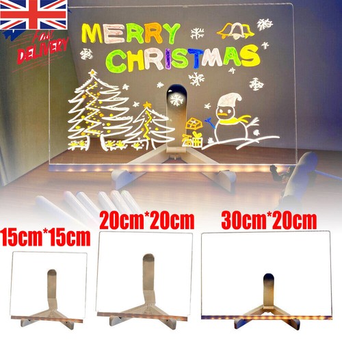 Led message note board with - message,