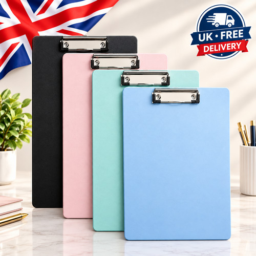 Foolscap clipboard black - a4,