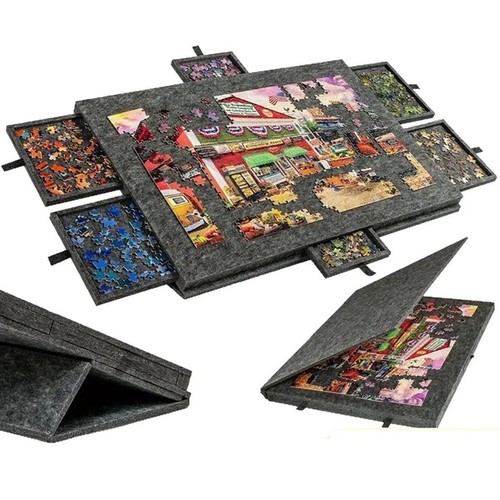 Tilting puzzle board with - board,